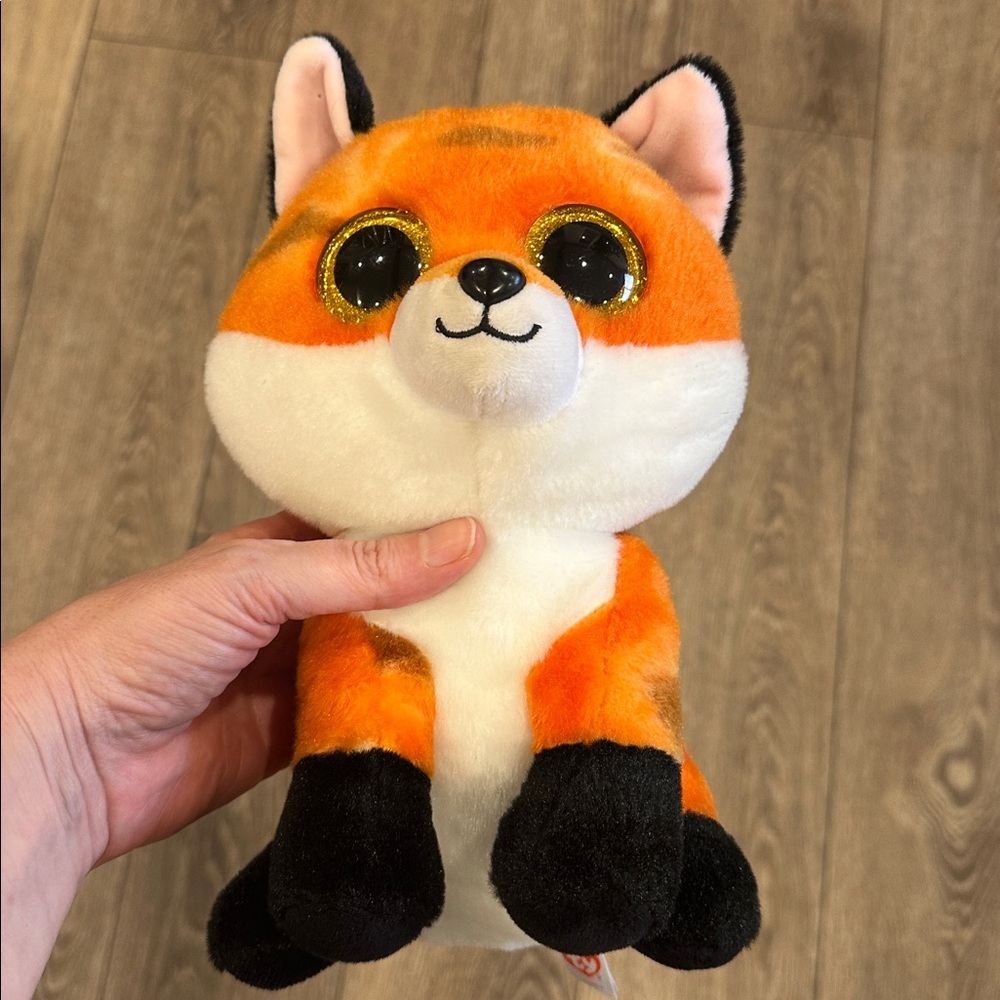 Ty Meadow the Fox Orange White Plush Toy Stuffed Animal 9” Collectible
